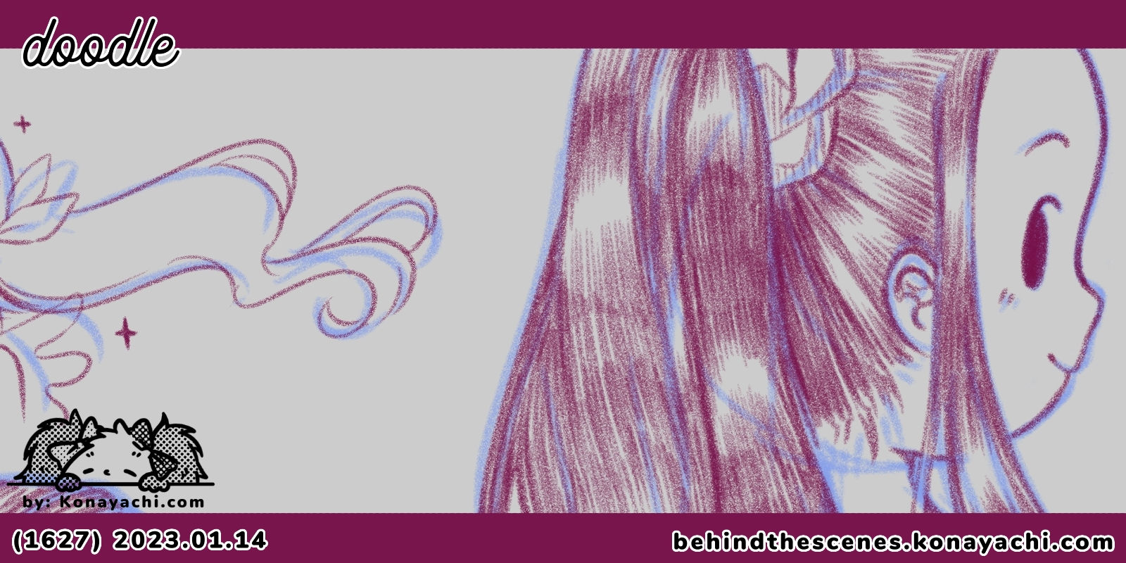 (1627) Ponytail / doodle