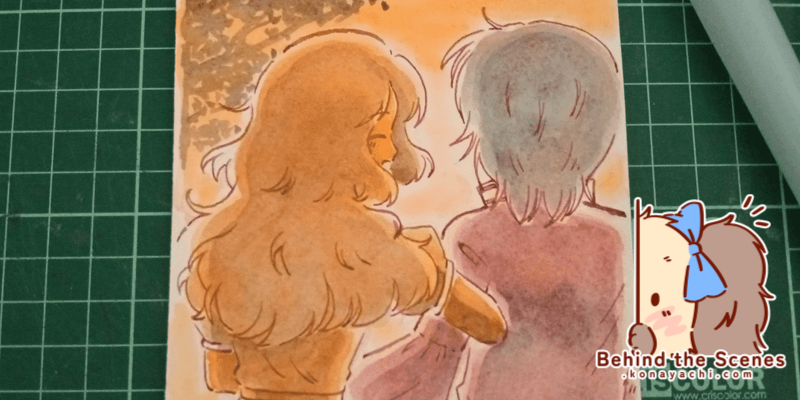 2946. Pippa's best friend watercolour doodle