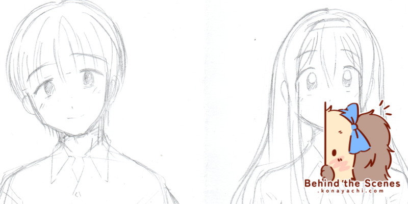 2962. Sky and Yumiel's school portraits (pencil sketch)