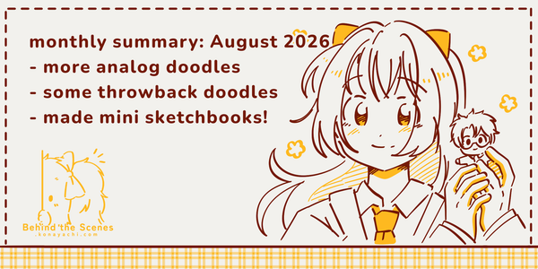 Monthly summary: August 2026