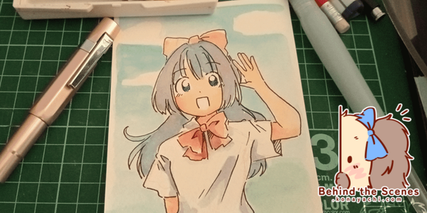 2945. Summer uniform Bell watercolour doodle