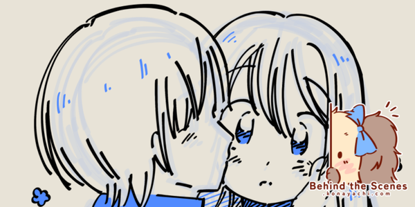 2957. A little kiss (doodle + timelapse video)