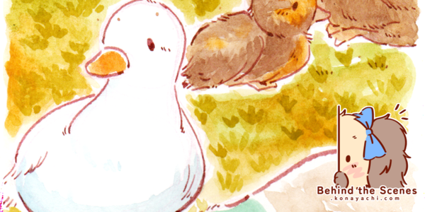 2967. Ducks by the pond (watercolour painting + timelapse video)