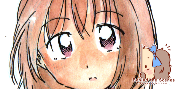 3003. Twintails watercolour painting